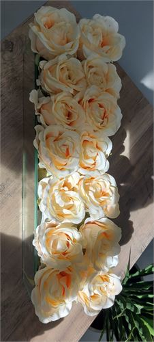 46069 ARRANJO FLORES C/CUBO ESPELHO