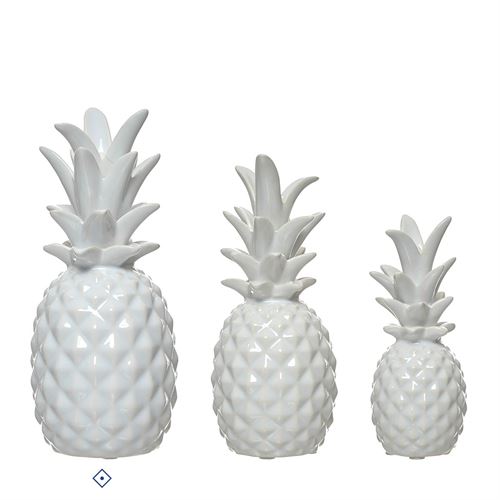 28986 CERÂMICA DECORATIVA - ANANÁS 8X8X23.50CM
