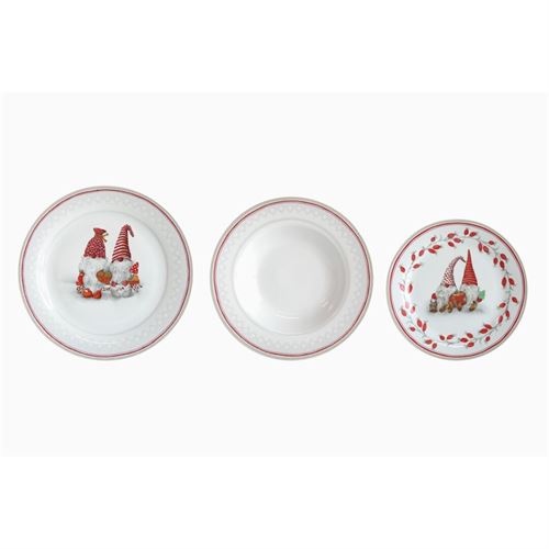 SERVIÇO NATAL CERAMICA 18PÇS