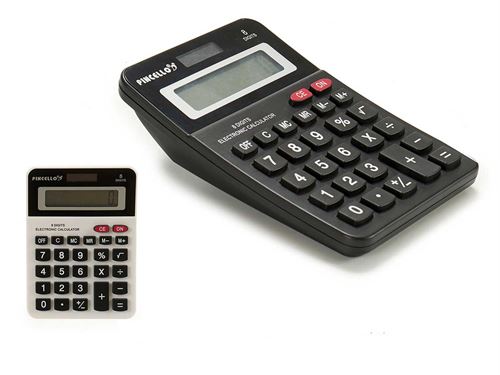 87832 CALCULADORA ME SOLAR 2 COR PRETA BRANCA