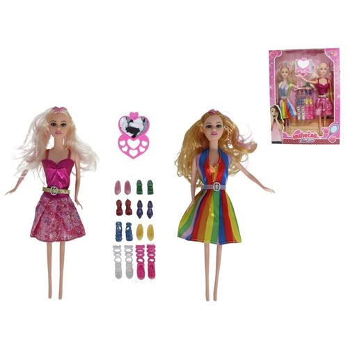 125299 BRINQUEDO CJ.2 BONECAS COM ACESSORIOS