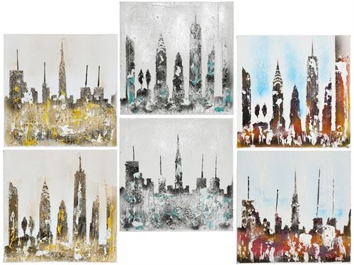 132709 QUADRO PINTADO DECORATIVO 40X40CM