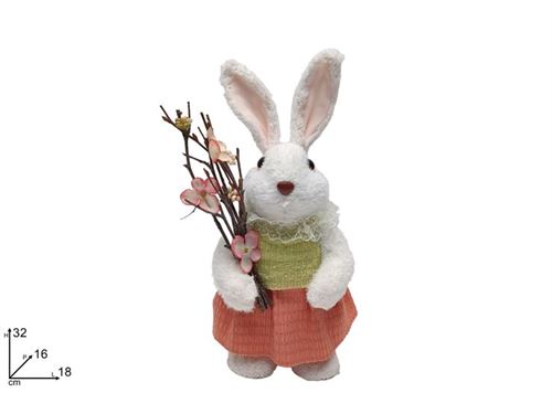 330211 COELHO PASCOA DECORATIVO 32CM