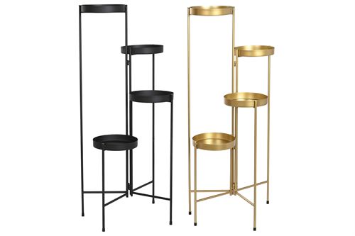 MC-205980 FLOREIRO METAL 45X28X100CM 2MOD