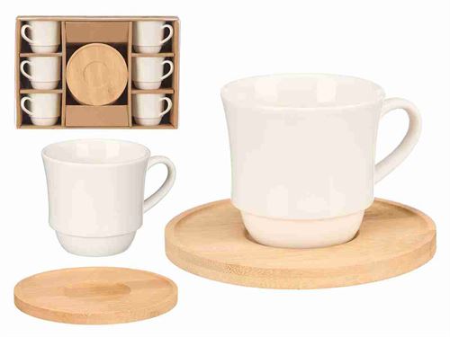 88742 CHAVENA CAFE PIRES BAMBU SET6