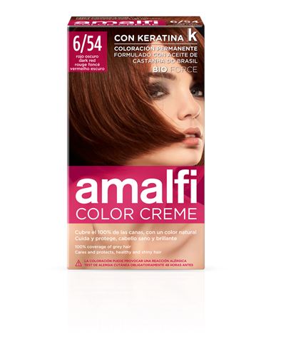 AMALFI COLOR CREME TINTA 6/54 VERMELHO ESCURO