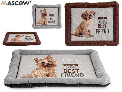 71300 CAMA ANIMAL RET CAES 2CORES MIX 74 x 60 x 6 cm.