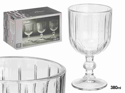 12388 CJ-6 COPOS VIDRO CHLOE X380ML