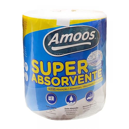 ROLO MULTIUSOS 2F AMOOS SUPER ABSORVENTE P1 S6 R