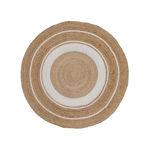 804146 TAPETE FIBRA JUTA NATURAL 90X90X0,05