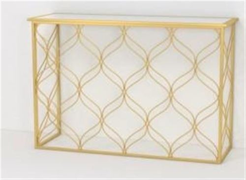 137332891 CREDENCIA DOURADA 120X40X80CM