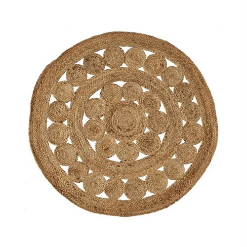 801173 TAPETE FIBRA JUTA NATURAL 90CM