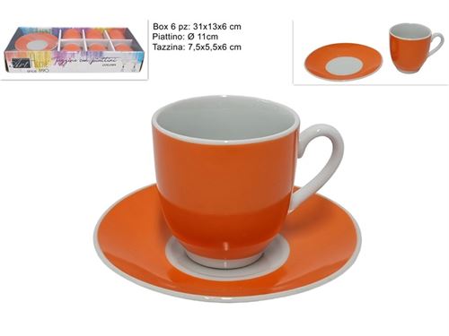 630365 CHAVENA CAFE CERAMICA SET6