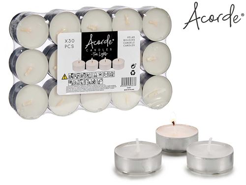 62368 TEALIGHTS 4HORAS SET30