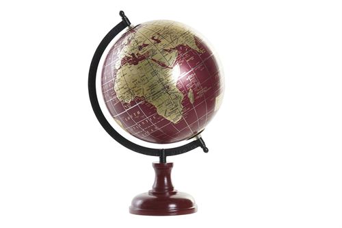 DH-195484 GLOBO TERRAQUEO MANGO PVC 23X20X33 GREN