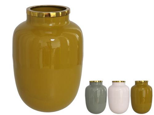 139876 JARRA DECORATIVA METAL 30CM