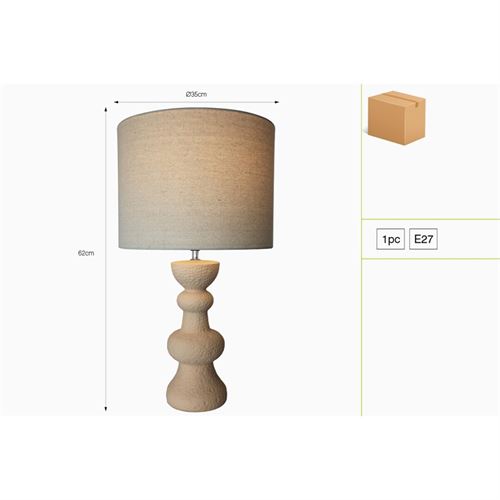P133193298 CANDEEIRO 546A-RS66360-CASTANHO Ø35x62cm