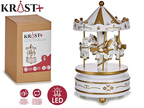 95578 CARROSSEL MUSICAL LUZ BRANCO