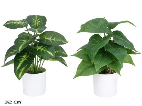 395272 VASO FOLHAS 32CM