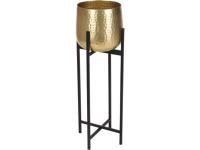 VASO C/SUPORTE MTL 74CM DOURADO