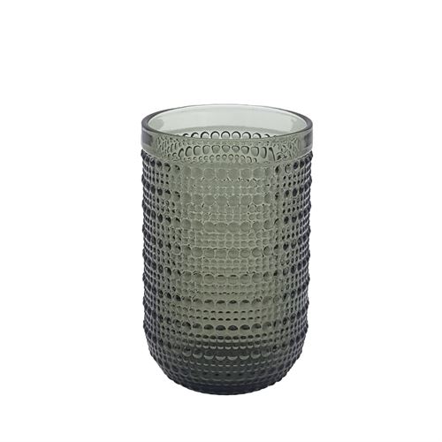 24492 COPOS PEARL S/PÉ 400ML CINZA