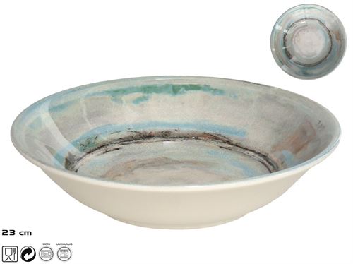 132501 SALADEIRA GRANADA CERAMICA 23CM