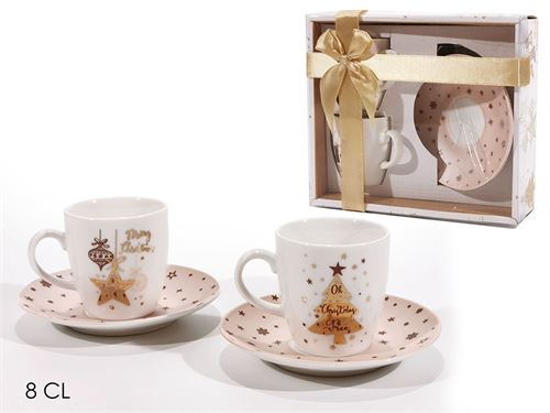 556250 SET 2 CHAVENAS CAFE NATAL 8CL OURO
