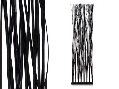 94662 BIOMBO VARAS PRETO 50X182X12CM