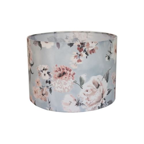 20924352 ABAJOUR 35X25 AZUL FLOR