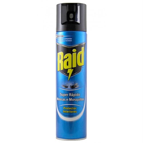 RAID INSETICIDA SPRAY SUPER RAPIDO MOSCAS/MOSQ. 400ML