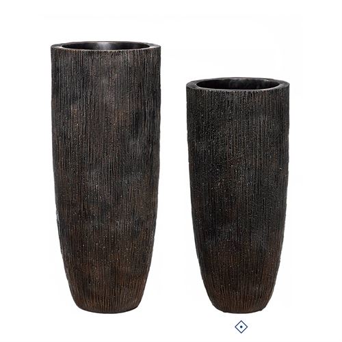 83890 JARRAO POLIRESINA ANTIQUE GOLD 70CM