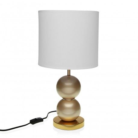 21500086 CANDEEIRO MESA CERÂMICA DOURADO 25X55CM
