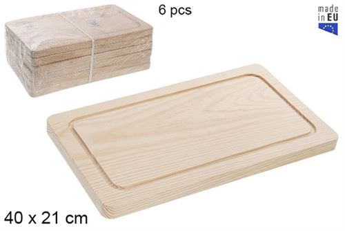 118676 TABUA MADEIRA CHURRASCO 40X21CM