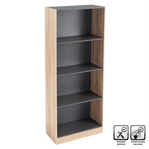 136319 ESTANTE MDF 3 PRATELEIRAS 60X29X147CM