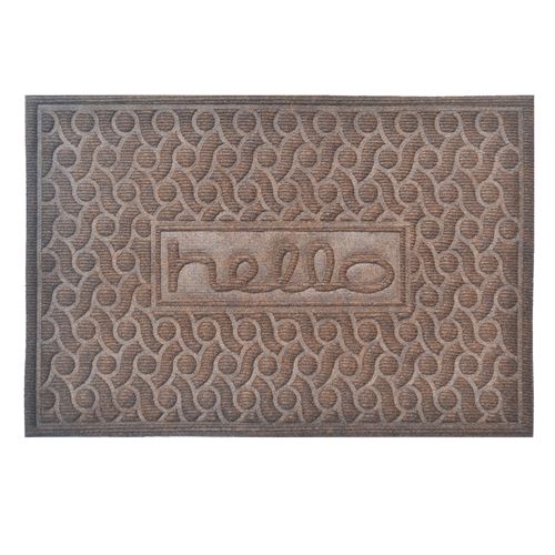 23686 TAPETES DE PORTA PP 40X60CM PBJ02022 BROWN