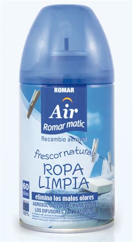 AMBIENTADOR SPRAY RECARGA ROUPA LIMPA 250ML