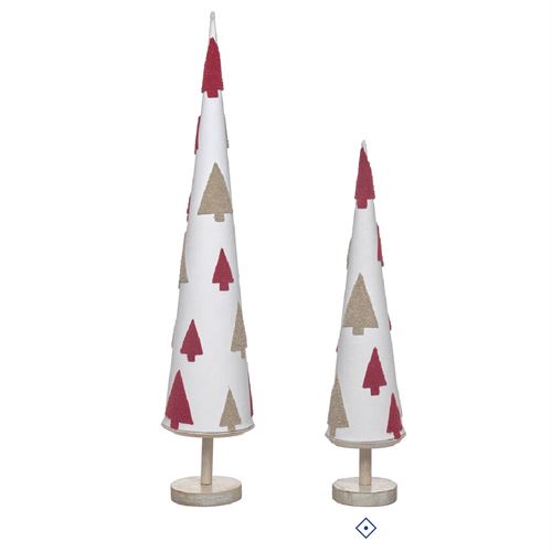 81683 NATAL - ÁRVORE EM TECIDO E MADEIRA C 12,00 L 12,00 A 60,00