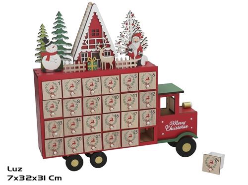 692906 CALENDARIO ADVENTO 33CM