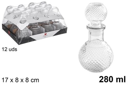 100510 GARRAFA VIDRO LICOR CINDY 280ML