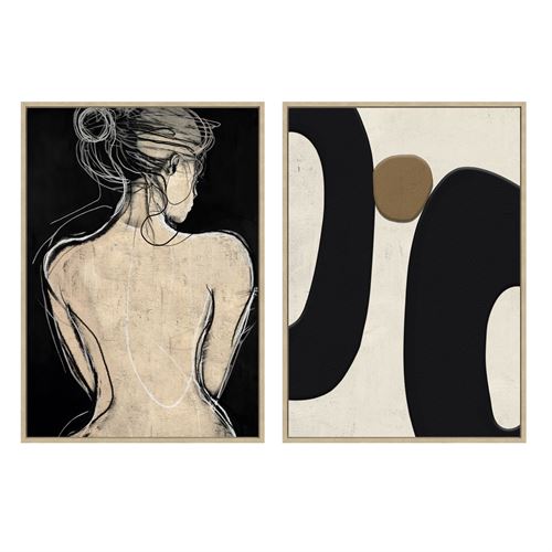 807307 QUADRO 2/M TELA-MDF-PS 50 X 3,50 X 70 CM