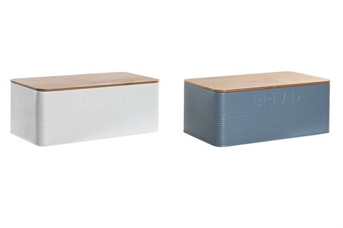 PC-205323 LATA PÃO METAL ACACIA 33X18X12 2 SORT