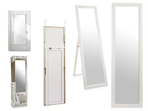 53066 ESPELHO 30X120CM PENDURAR C PE PARA APOIAR BRANCO