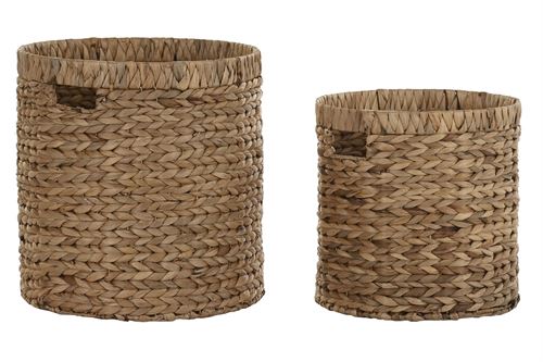 DC-194315 CESTO FIBRA SET 2 42X42X43CM