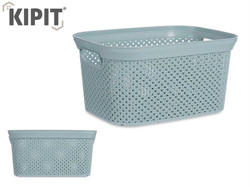 86626 CESTO ORG PL 5L MENTA 27,3 x 13,7 x 19,5 CM