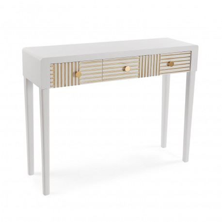 21020060 CONSOLA ECLIPSIA 3 GAVETAS 100X30X80CM