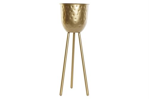 LD-191315 FLOREIRO METAL 20X18,5X44 DOURADO