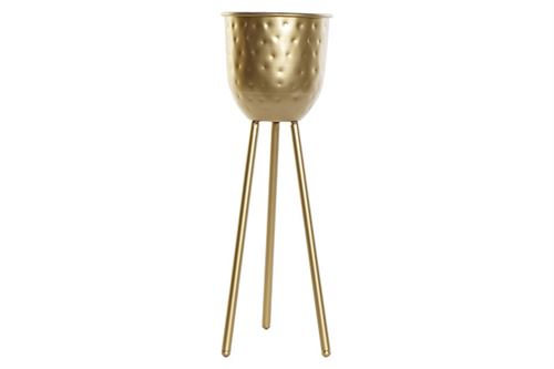 FLOREIRO METAL 20X18,5X44 DOURADO