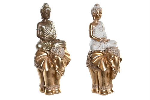 FD-205624 FIGURA RESINA 11X11X24,5 BUDA ELEFANTE 2 SORT