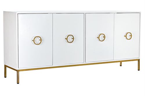 MB-192139 BUFFET MANGO METAL 180X40X80 BRANCO