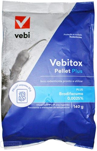 VEBITOX RATICIDA PELLET PLUS 140G